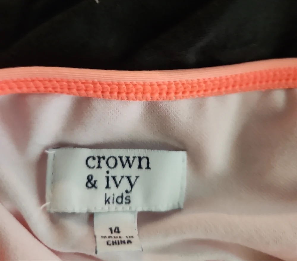 Crown & Ivy Kids Coral Bikini Bottom